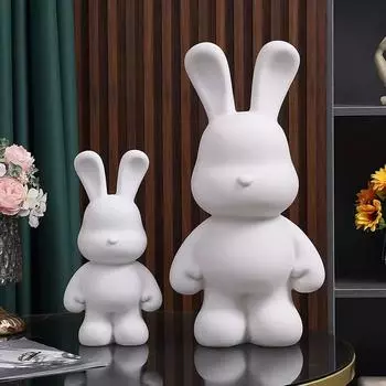 Новая жидкая краска для самостоятельной покраски животных, медведя, кролика, счастливого дракона, белого цвета, ручная роспись, украшение для дома, кукла, игрушка, статуэтка, депозитная банка, подарок ручной работы