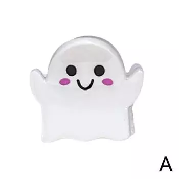 Новая жуткая милая личность призрак мини-шпилька для волос Хэллоуин принадлежности Хэллоуин для женщин прическа J2G1 White-One size