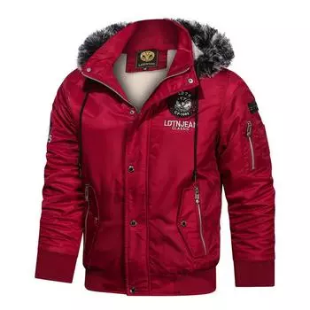 Новая зимняя бархатная утолщенная мужская хлопковая куртка, повседневная с капюшоном, свободного кроя, большого размера, хлопковое пальто M