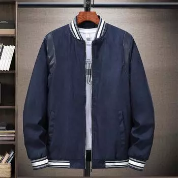 Новая зимняя хлопковая куртка повседневная большого размера теплая бейсбольная форма мужская куртка S