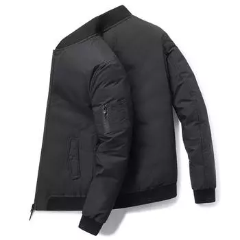 Новая зимняя куртка-пуховик мужская короткая куртка пилота ВВС мужская рабочая куртка большого размера бейсбольная форма модная мужская одежда M
