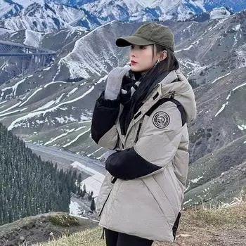 Новая зимняя куртка с хлопковой подкладкой, толстое пальто средней длины S серый