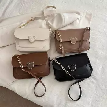 Новая зимняя модная сумка через плечо, модная повседневная квадратная сумка на одно плечо, простая модная сумка, женская сумка