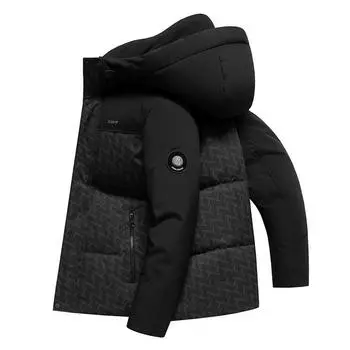 Новая зимняя мужская куртка на белом утином пуху, серия Extreme Cold, модная и универсальная куртка с капюшоном для мужчин M