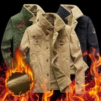 Новая зимняя мужская куртка с бархатом и утеплителем для защиты от холода и тепла, повседневная стираная мужская одежда M