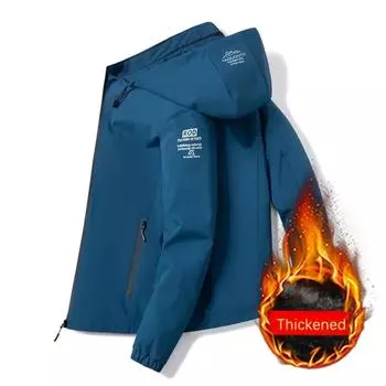 Новая зимняя шерстяная повседневная ветрозащитная куртка с капюшоном, мужское пальто, однотонное пальто, одежда M чёрный