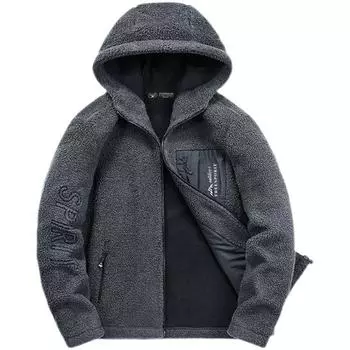 Новая зимняя свободная мужская куртка с капюшоном, толстое пальто M