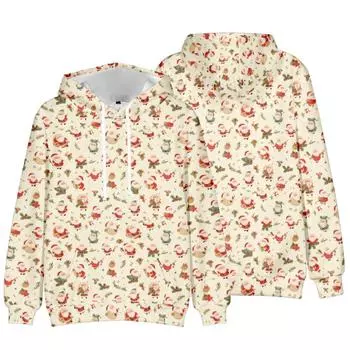 Новая зимняя толстовка с капюшоном для женщин, рождественская новинка, популярная куртка, удобная и модная S