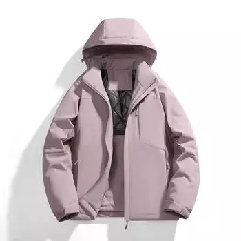 Новая зимняя утепленная хлопковая куртка для пар, мужская и женская, модный тренд M