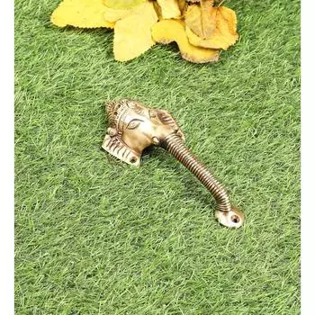 Новейшая латунная ручка для двери в цвете «античная бронза», в виде короны Ганеши, 8 дюймов, античная бронза, стандартная, упаковка 1 шт. - латунь, ручка-скоба