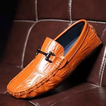 Новейшая модная мужская обувь Винтажные британские кожаные туфли на плоской подошве Весна-лето Дышащие мокасины на шнуровке Повседневные туфли-лодочки Кроссовки 44