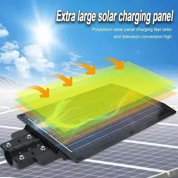 Новейшая мощная солнечная лампа для улицы с датчиком движения, ультраяркий светодиодный солнечный светильник, 3 режима, садовый солнечный свет, уличный фонарь для двора