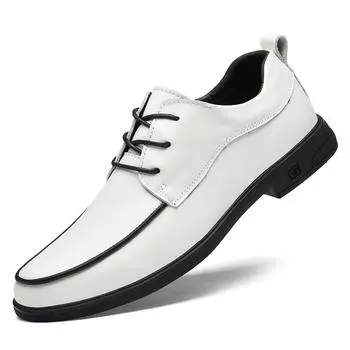 Новейшая мужская обувь ручной работы из натуральной кожи, повседневные фирменные мужские туфли-оксфорды для мужчин, высококачественные белые свадебные туфли, кожаные мужские туфли 41
