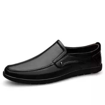 Новейшая натуральная кожаная мужская обувь, роскошные повседневные туфли-лоферы, мужские мокасины, ретро, черные, коричневые, мужские туфли для вождения, большой размер 37-46 37
