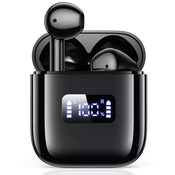 новейшее беспроводное Bluetooth мгновенное соединение при открытии Bluetooth LED дисплей Bluetooth HiFi звук тяжелый быстрый до 60 часов шума AAC ENC