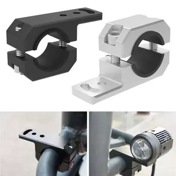 Новейшие кронштейны для светодиодных фар мотоцикла, зажимы для труб, комплект для крепления фар мотоцикла, крепление для противотуманных фар, аксессуары для мото чёрный