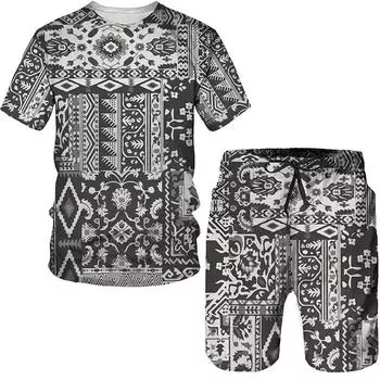 Новейшие летние мужские футболки/шорты/комплекты/Повседневные свободные топы большого размера, спортивная одежда для пар, уличная одежда в стиле хип-хоп, модная одежда, костюм 5XL
