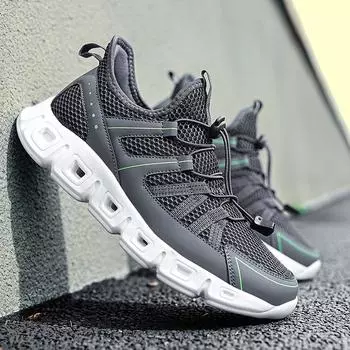 Новейшие модные мужские кроссовки сетчатые повседневные туфли на шнуровке мужские туфли легкие вулканизированные туфли кроссовки для ходьбы Zapatillas Hombre 46
