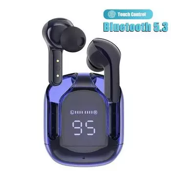 Новейшие наушники, беспроводные наушники Bluetooth 5.3 для спортивных игровых гарнитур, наушники с шумоподавлением и микрофоном, наушники типа C чёрный