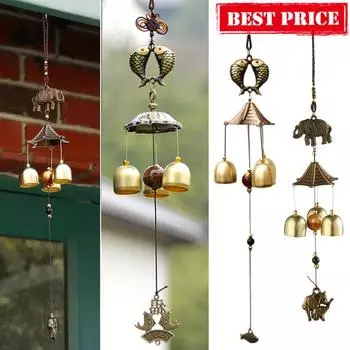 Новейшие ретро-музыкальные украшения для сада, музыкальные колокольчики для улицы, украшения для дома, медный ветряной колокольчик, музыка для ветра, украшение для дома