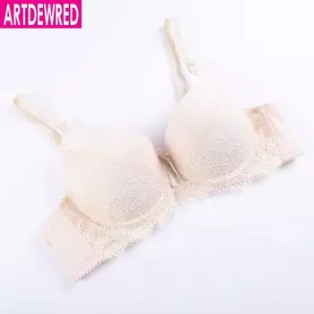 Новейшие сексуальные кружевные бюстгальтеры пуш-ап, женское нижнее белье, нижнее белье с вышивкой, бюстгальтер с цветочным принтом, бюстгальтер 34C чёрный