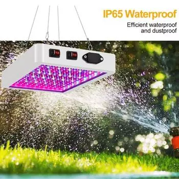 Новейшие светодиодные лампы полного спектра 216/312 для выращивания растений IP65, лампы для гидропоники, тепличные лампы, световой короб для выращивания цветов US plug