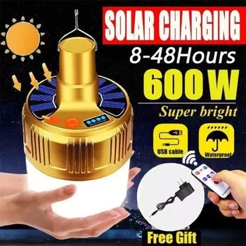 Новейшие уличные USB перезаряжаемые мобильные светодиодные лампы, аварийное освещение, портативное подключение, походные фонари, домашний декор, ночник NO remote control-30W