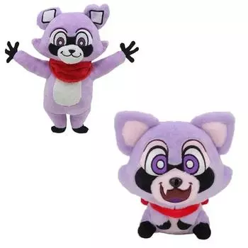 Новейший 25 см Indigo Park Rambley Plush Anime Plush Toy Plush Toy Мягкие игрушки Мягкие плюшевые игрушки Детские подарки Кукла День рождения фиолетовый
