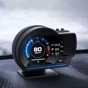 Новейший автоматический датчик HUD GPS+OBD система Head Up Display автомобильный проектор спидометр с функцией очистки неисправностей автомобиля электронные аксессуары для автомобиля