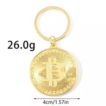 Новейший брелок для ключей Bitcoin 6 стилей, золотые и серебряные цвета, музыкальная группа, брелок, кулон, женская и мужская коллекция ювелирных изделий, подарок