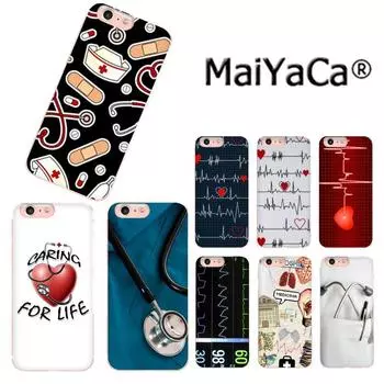Новейший чехол для телефона MaiYaCa Nurse Medical Medicine Health Heart для iPhone 13 SE 2020 11 pro 8 7 66S Plus X 5S SE XR XS XS MAX iphone 6 6s