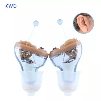 Новейший CIC 4 канала 8 диапазонов цифровой слуховой аппарат невидимый усилитель звука для слуховых аппаратов для пожилых людей Audifonos s синий