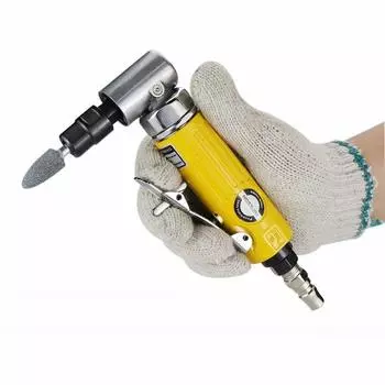 Новейший пневматический гравировальный шлифовальный станок с углом наклона 90 градусов, пневматический шлифовальный станок L-типа, пневматическая ветряная мельница, инструмент для ремонта автомобиля