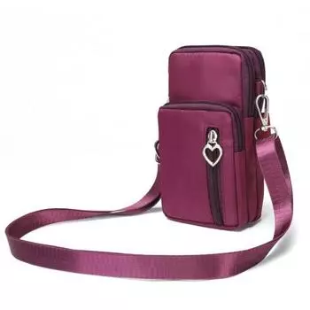 Новейший шикарный женский водонепроницаемый кошелек на руку, кошелек для монет, ключ для телефона, сумка через плечо синий