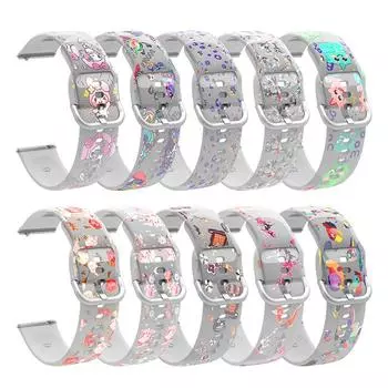 Новейший силиконовый ремешок 20 мм 22 мм для Samsung Galaxy Watch 4 Active 2 Active 3 Gear S2 S3 ремешок для часов браслет ремешок для часов Huami GT 2 Amazfit bip 20mm красный