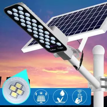 Новейший солнечный уличный водонепроницаемый светильник с дистанционным управлением, идеально подходящий для освещения дома, сада и двора
