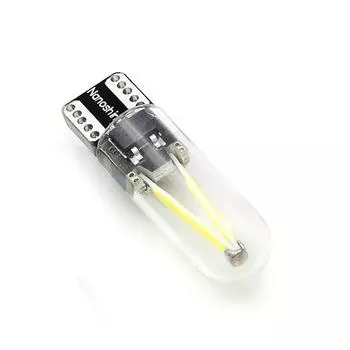 Новейший W5W Led T10 Cob Glass Автомобильный светильник накаливания Авто Автомобили для чтения купольная лампа DRL 12 В RED