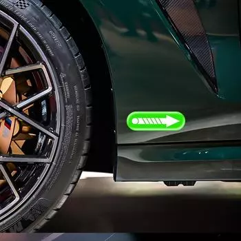 Новички и начинающие водители Безопасность Точка Светящиеся Наклейки Для Знаков Помощи Вождению Автомобильные Аксессуары