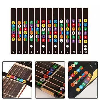 Новичок Гитара Гриф Масштаб Наклейка Практика Примечание Гриф Наклейки Этикетки