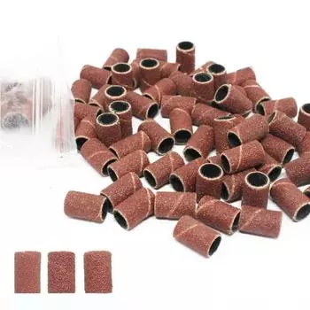 Новинка, 100 шт./лот, электрические шлифовальные ленты для дизайна ногтей, маникюр, педикюр, дрель для ногтей, инструмент для дизайна ногтей 180#