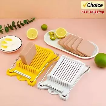 Новинка 10 шт. 304 нержавеющая сталь ломтерезка для мяса бытовая яйцерезка для фруктов мягкий сыр банан ручная проволочная терка для сыра