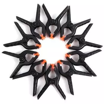 Новинка, 10 шт., зажимы для фотосъемки, зажимы для студийной фотосъемки, подставка для фона (цвет: черный)