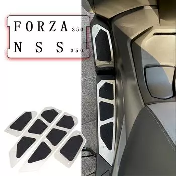 Новинка, 1 комплект, подставки для ног для мотоцикла из нержавеющей стали forza350, подставка для ног forza, подушечки для ног, коврики для Honda Forza 350 A