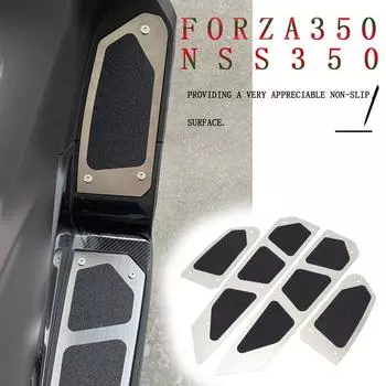 Новинка, 1 комплект, подставки для ног для мотоцикла из нержавеющей стали forza350, подставка для ног forza, подушечки для ног, коврики для Honda Forza 350 A