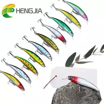 Новинка, 1 шт., 8 см, 9 г, воблер, рыболовная приманка, тонущий гольян, окунь, троллинг, искусственная приманка, щука, карп, приманки для рыбалки