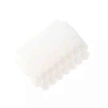 Новинка, 1 шт., сотовый лоток для кубиков льда с 37 решетками, ледогенератор с крышкой, форма для льда «сделай сам» белый