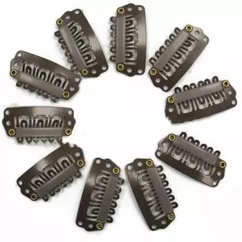 Новинка, 1 шт., U-образная расческа для наращивания волос, уток, парик, клипсы, металлические зажимы, невидимая булавка белый