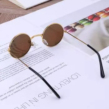 Новинка 2020, круглая оправа для детских очков, оправа для очков для маленьких мальчиков и девочек, винтажная оправа для детских фотографий, реквизит для студийной съемки джентльмена 1