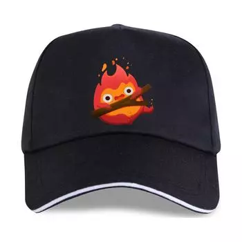 Новинка 2021 года, бейсболка Fire Demon, Calcifer Howl Moving Castle Studio Ghibli, унисекс, повседневные топы в стиле Харадзюку, майка