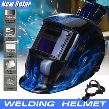 Новинка 2021 года, сварочный шлем на солнечной энергии, автоматическое затемнение, профессиональная сварочная маска с капюшоном/сварочные очки